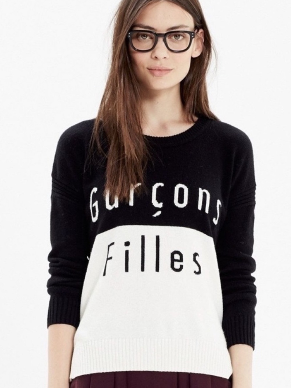 Madewell Colorblock Garçons Filled Owen Sweater